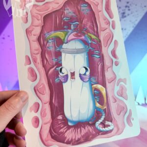 Illustration d'un tampon dans un vagin