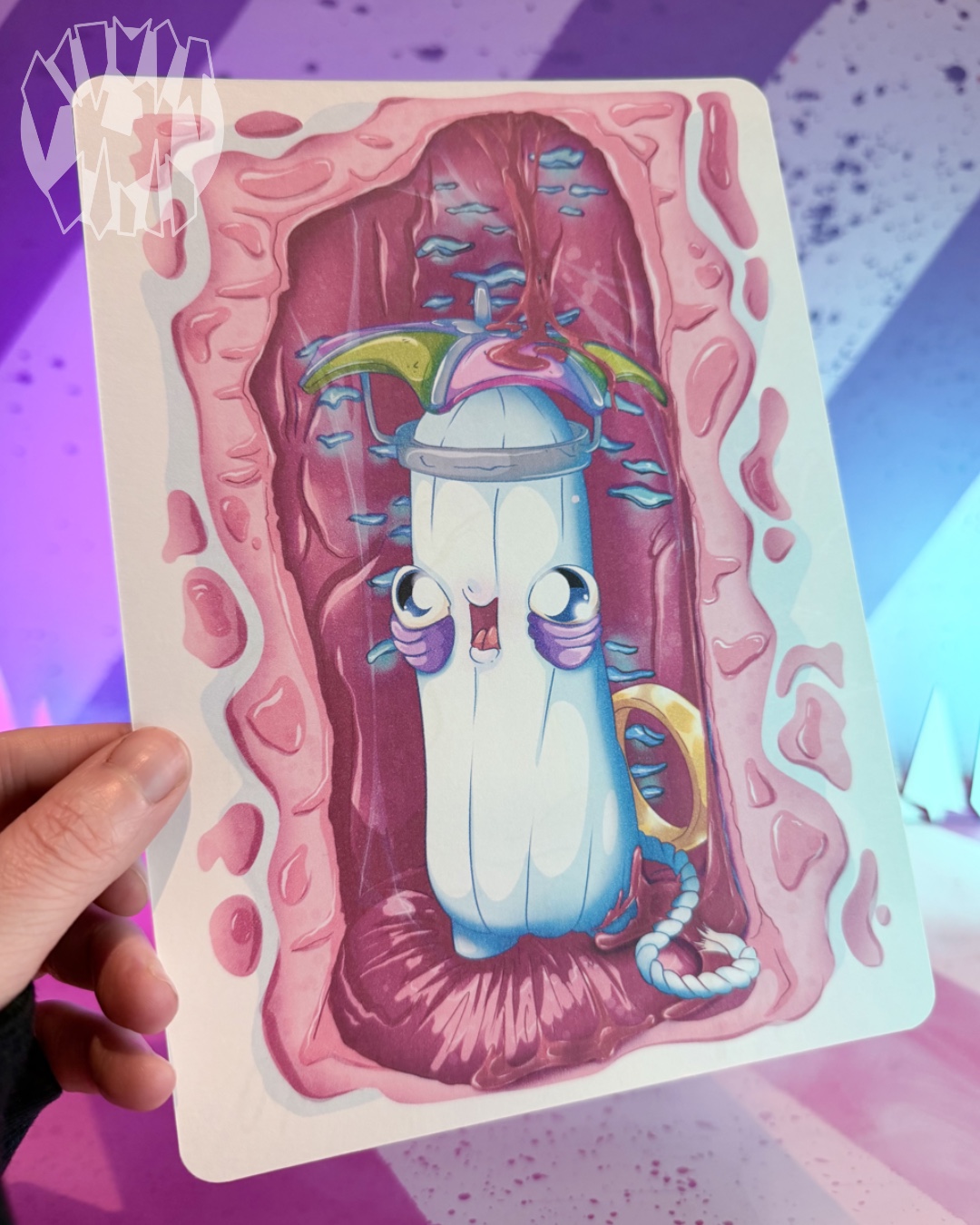 Illustration d'un tampon dans un vagin