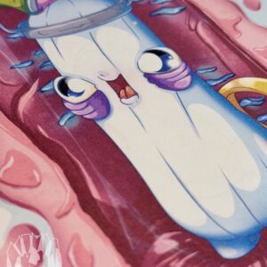 Illustration d'un tampon dans un vagin